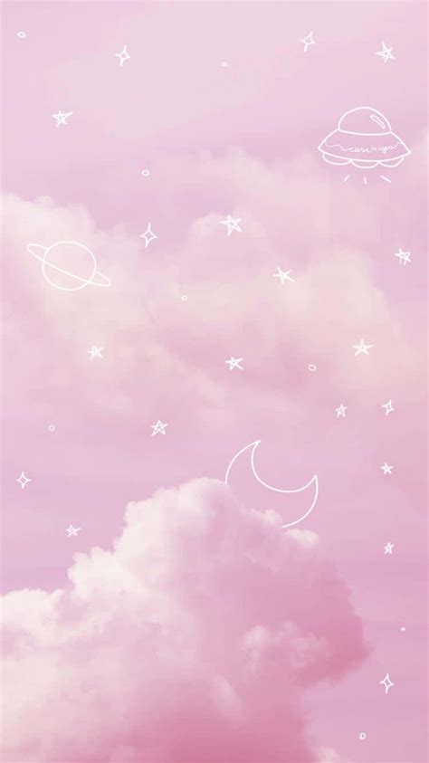 Download Pfp Aesthetic Pink Clouds Background | Wallpapers.com