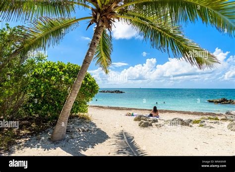 Paradise beach at Fort Zachary Taylor Park, Key West. State Park in Florida, USA Stock Photo - Alamy