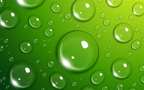 Download wallpapers 4k, water drops texture, water bubbles, green ...