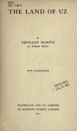 The land of Uz by George Wyman Bury | Open Library