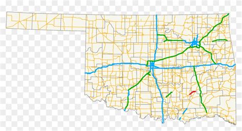 Oklahoma Turnpike Authority Map