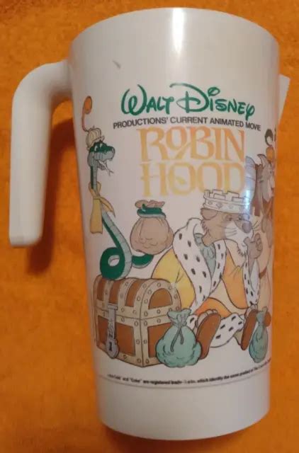 WALT DISNEY AND Coca Cola Vintage Robin Hood Pitcher $49.99 - PicClick