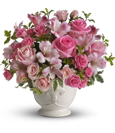 Teleflora's Pink Potpourri Bouquet with Roses in Uxbridge, MA | 77 Blossom Shop