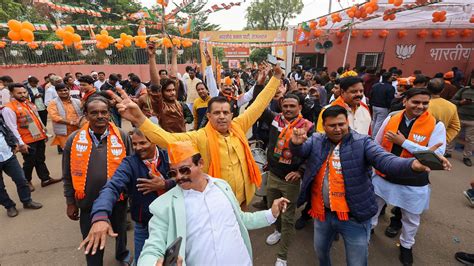 Rajasthan Assembly Election Results 2023: BJP cadre begin celebrations ...