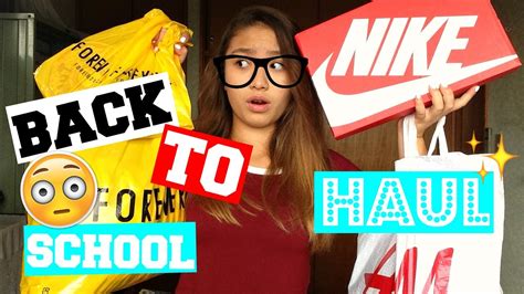 BACK TO SCHOOL CLOTHING HAUL 2016♥ // Classified As Nerdy - YouTube