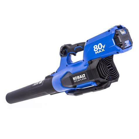 Kobalt 80-volt Max 630-CFM 140-MPH Battery Handheld Leaf Blower ...