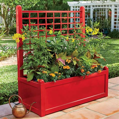20 Garden Trellis with Planter Boxes Ideas To Consider | SharonSable