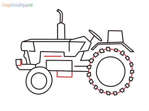 How To Draw A Tractor Step by Step - [8 Easy Phase]