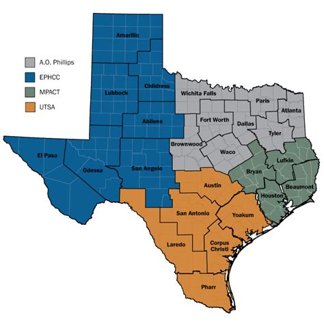 Txdot Regions Map