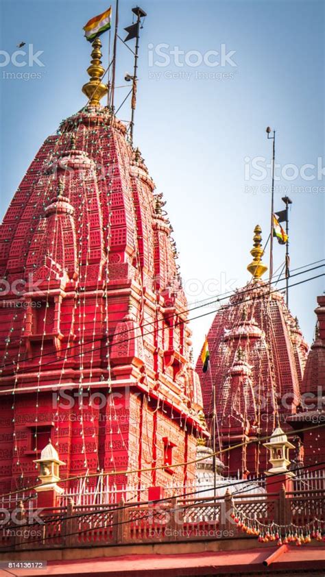 Temples Of Chandni Chowk In Old Delhi India Stock Photo - Download ...