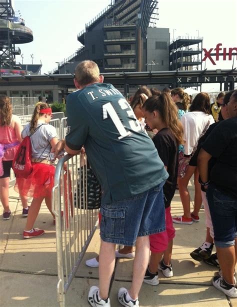 Grown Man in Taylor Swift Eagles Jersey - Crossing Broad