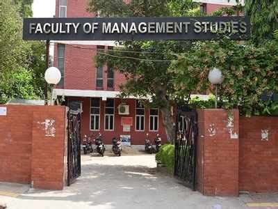 Faculty Of Management Studies Fms University Of Delhi Delhi ...