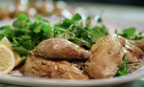 John Torode and Lisa Faulkner roast chicken with creme fresh and ...