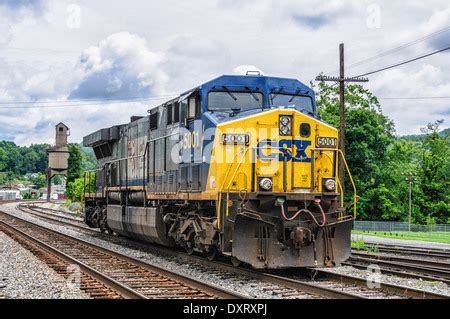 CSX GE AC6000CW Locomotive No 5001, Ronceverte, West Virginia Stock Photo - Alamy