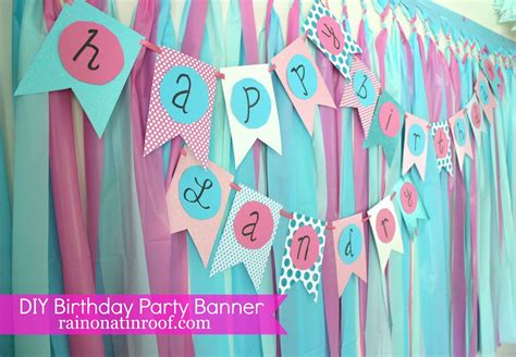 DIY Birthday Banner: An easy DIY Banner for any occasion! | Diy party ...