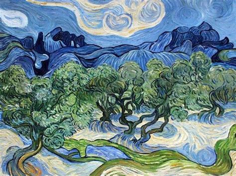 Olive Trees by Vincent Van Gogh ️ - Van Gogh Vincent