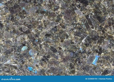 Closeup OfÂ granite, an Igneous Rock with Phaneritic Texture in Which Mineral Grains are Visible ...