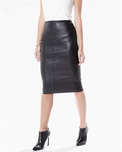 Vegan leather pencil skirt | RW&CO.