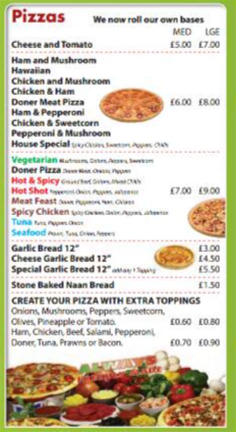 Andy’s Takeaway Barrow-in-Furness's full menu online