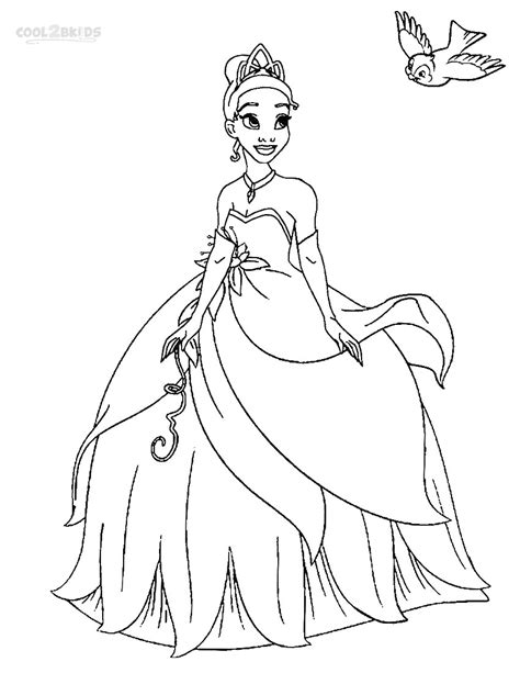 Printable Tiana Coloring Pages