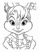Alvin Chipettes coloring Pages Free Printable  sketch template