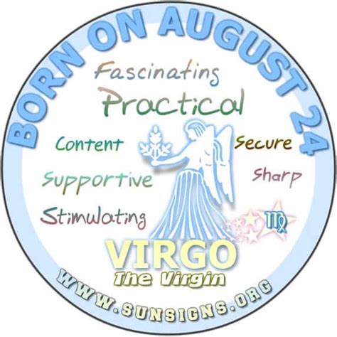 August 24 Birthday Horoscope Personality | Sun Signs