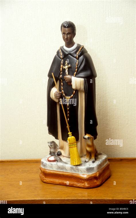 Statue of St. Martin de Porres Stock Photo - Alamy