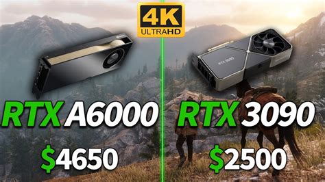 Rtx A5000 성능 | $4650 Rtx A6000 Vs $2500 Rtx 3090 | Test In 9 Games | 4K ...