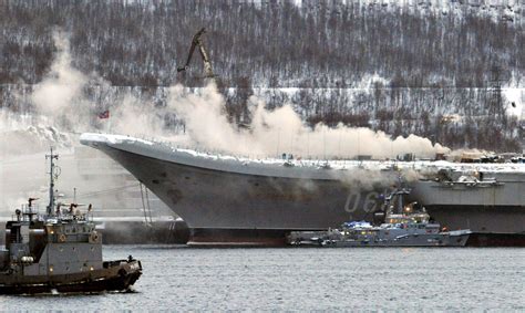 Russia Aircraft Carrier Fire: Latest Mishap for Admiral Kuznetsov - Bloomberg