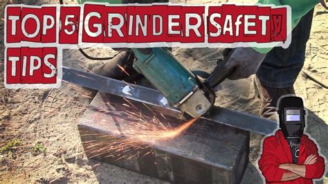 My Top 5 Safety Tips for using an Angle Grinder - YouTube