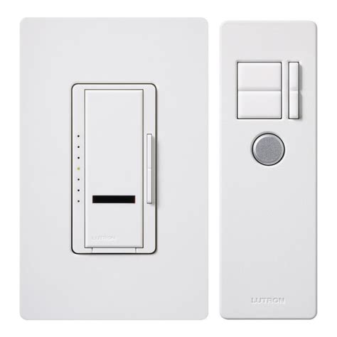 Lutron Maestro 600-Watt Single Pole Wireless White Remote Control ...