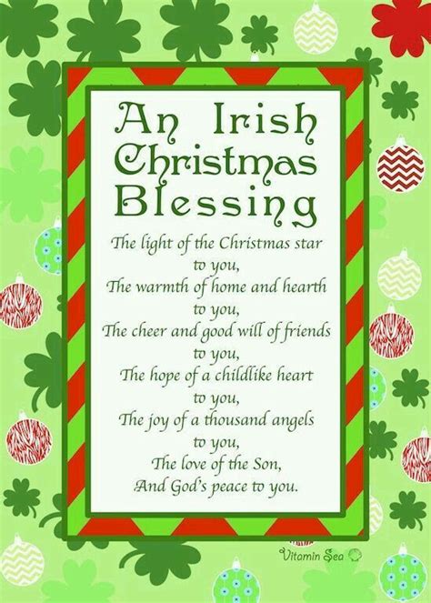 Irish Christmas🎄 | Irish christmas, Christmas poems, Christmas blessings