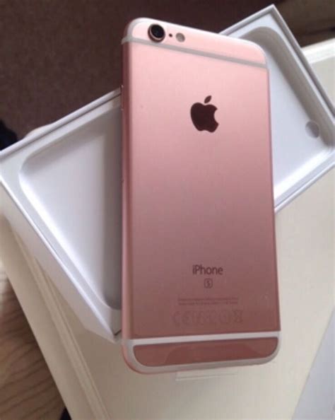 iPhone 6S Plus Rose Gold factory unlocked sim-free in box with all ...