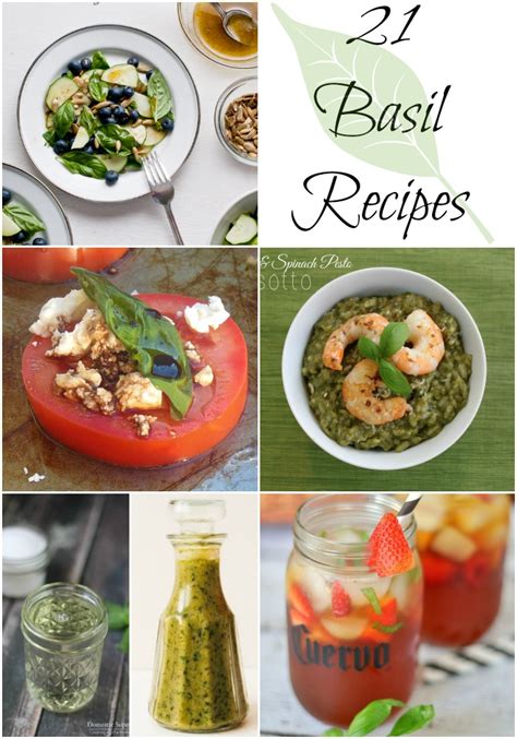 21 Recipes with Basil - My Suburban Kitchen