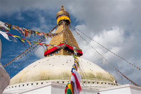 "Boudhanath Stupa." by Stocksy Contributor "Shikhar Bhattarai" - Stocksy