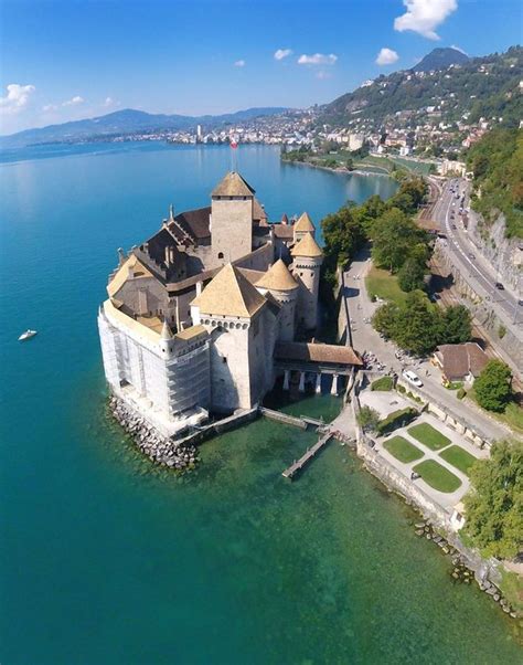 Chillon Castle on Lake Geneva, Switzerland. | Castle, Lake geneva ...