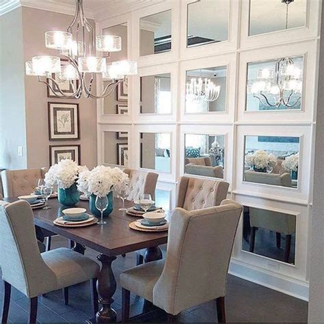 34 Popular Mirror Wall Decor Ideas Best For Living Room - MAGZHOUSE | Dining room small, Dining ...