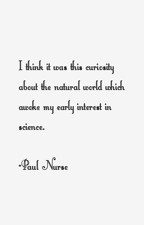 Paul Nurse Quotes. QuotesGram