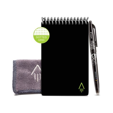 Rocketbook Everlast Smart Reusable Notebook - Dotted Grid Eco-Friendly Notebook with 1 Pilot ...