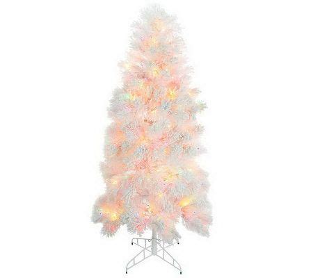 Bethlehem Lights 6.5′ Flocked Tree W/ Ready Shape And 5 Year Lmw | Bubblexs