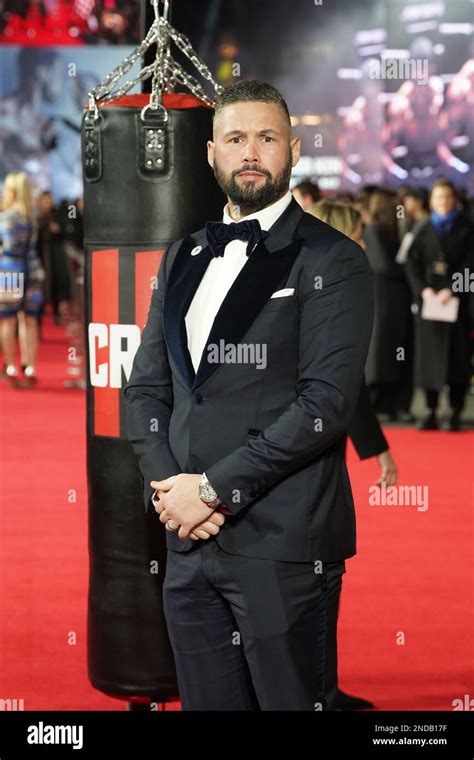 Tony Bellew attends the European premiere of Creed III at Cineworld Leicester Square, London ...