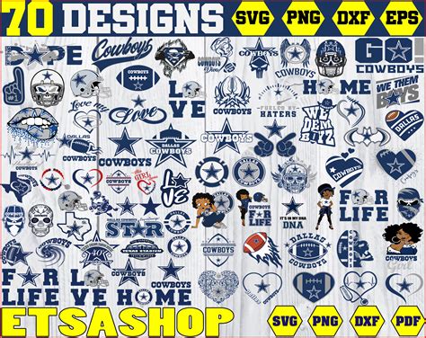 Dallas Cowboys Svg Nfl Logo Svg Bundle Cowboys Footba - vrogue.co