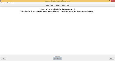 Japanese Alphabet Katakana Flashcards With Anki for Beginners – SPEAKADA