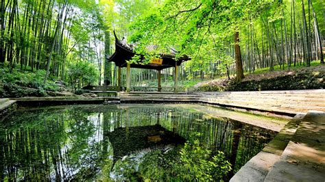 nature, Landscape, Architecture, Building, Asian Architecture, China, Pagoda, Water, Trees ...