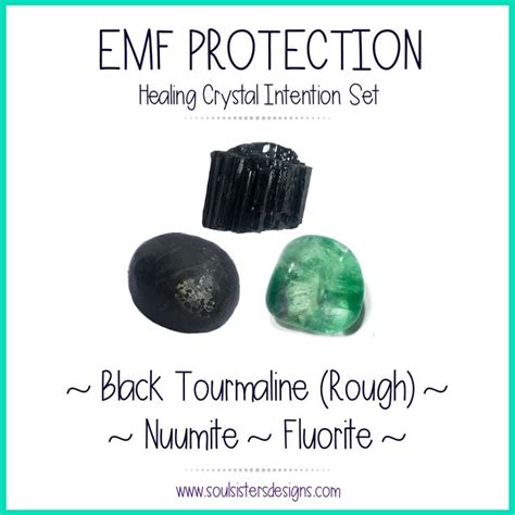 EMF Protection Healing Crystal Set | Soul Sisters Designs | Crystal ...