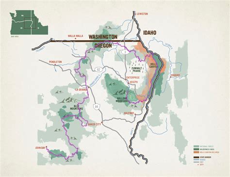 Blue Mountains Trail Maps | Greater Hells Canyon Council