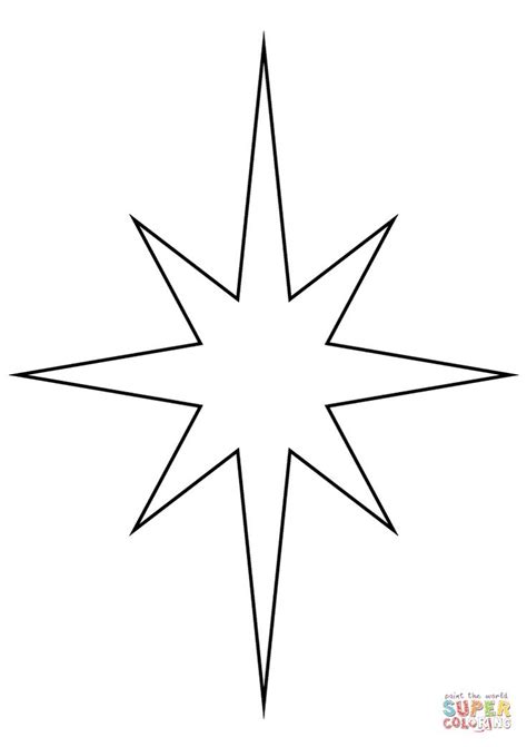 Christmas Star coloring page | Free Printable Coloring Pages | Star ...