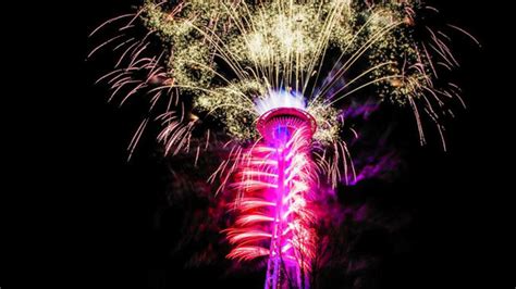 Seattle's Space Needle Fireworks Don't Go As Planned! | 100.3 WHEB ...