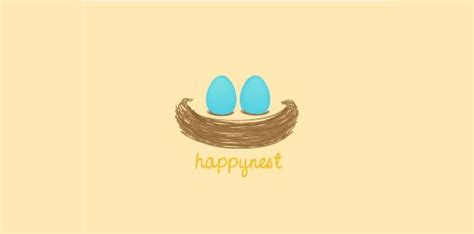 Happy Nest | Nest logo, Logo design, Logo inspiration