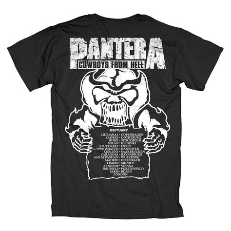 PANTERA - CFH Kills Cowboys From Hell T-Shirt | Metal & Rock | Shirts | ORISTORE Heavy Metal ...